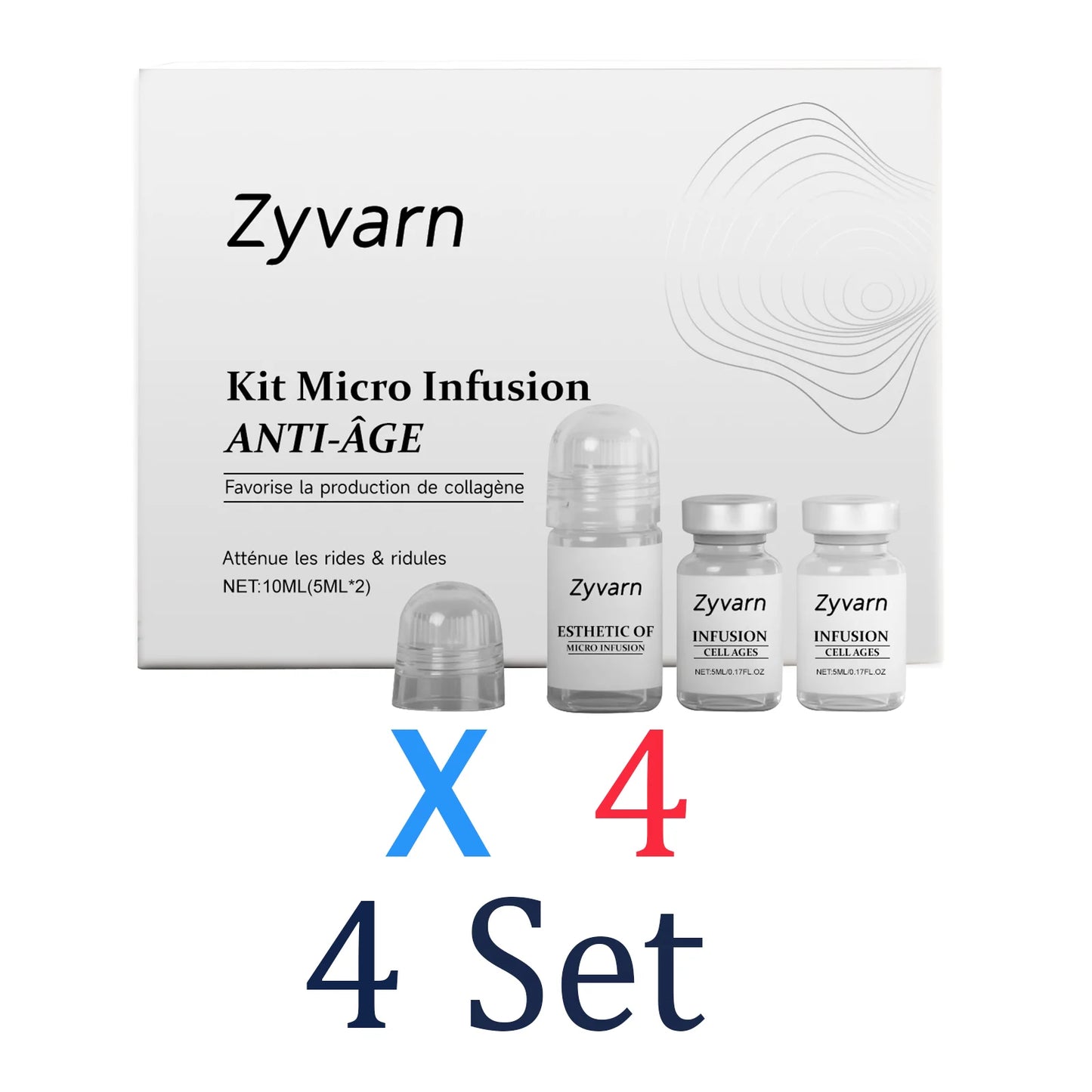 0.25mm Microneedle Facial Serum Set | Deep Hydration & Repair