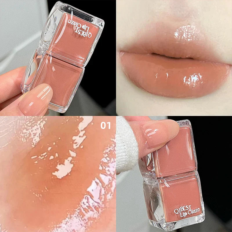 QIBEST Mirror Lip Gloss – Hydrating, Long-Lasting Lip Tint