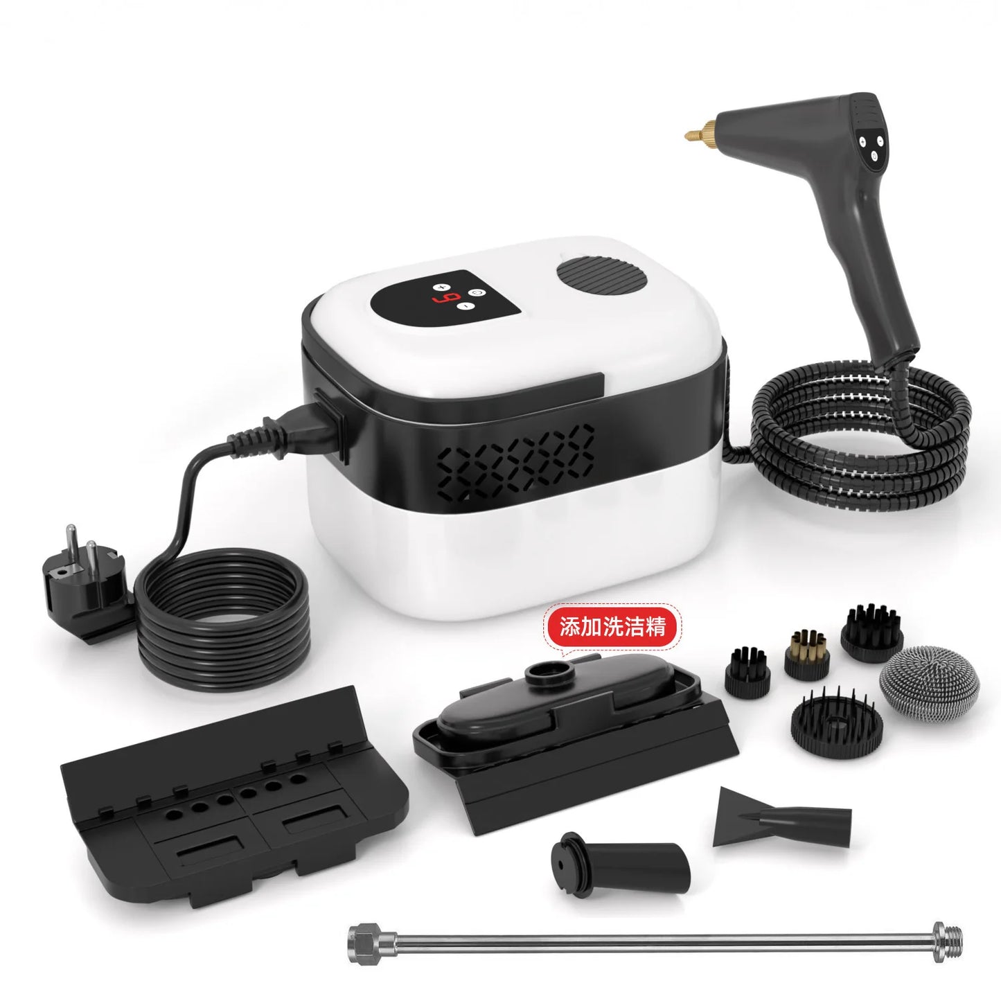 HOMEFISH 2500W Handheld Steam Cleaner | High-Pressure Jet Washer