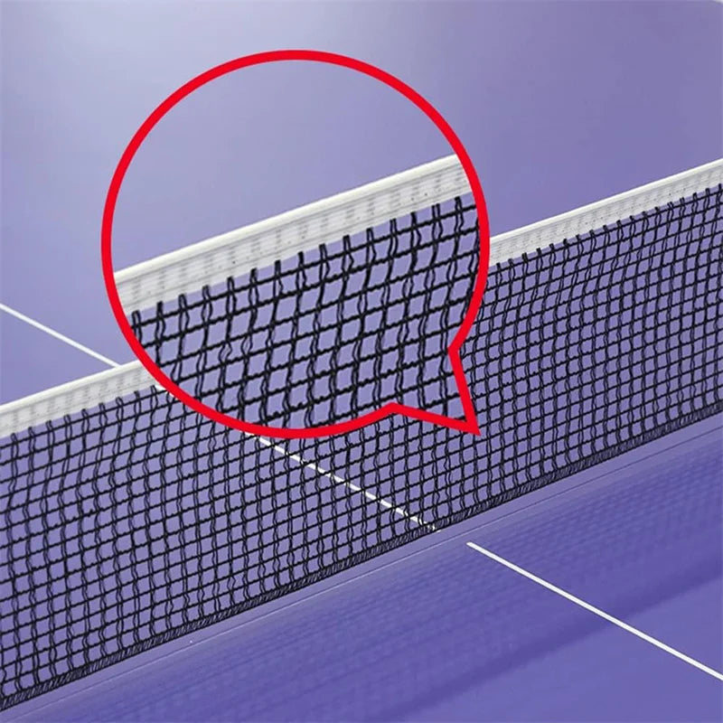 Polyester Cotton Ping Pong Table Tennis Net Polyethylene Portable Net Frame Standard Ping Pong Table Tennis Net Sport Peaceful Pleasures Health and Wellness