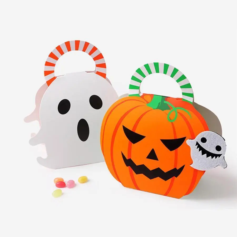Halloween Pumpkin Shape Wooden Serving Tray Party Snack Fruit Storage