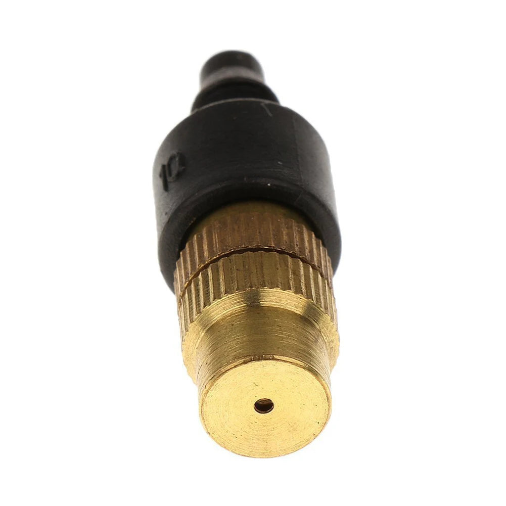 50-Pack Adjustable Brass Misting Nozzles – Garden Sprinkler Peaceful Pleasures Health and Wellness