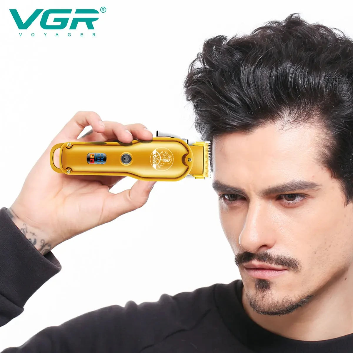VGR 650 barber hair cut machine professional cordless electric trimmer rechargeable hair clipper for men Peaceful Pleasures Health and Wellness