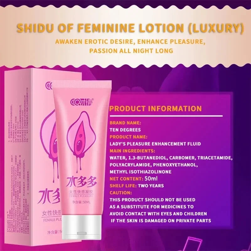 50ml Women Sex Spray Vaginal Tightening Gel Moistening Pleasure Enhancer Lubricants Strong Orgasm Gel Female Sexual Stimulant Peaceful Pleasures Health and Wellness