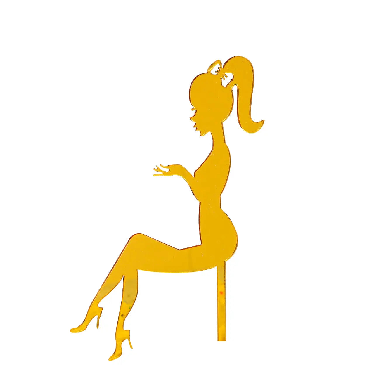 High Heels Lady Girl Acrylic Cake Topper Durable High Heels Lady Decor For Home Party Cake Decor Peaceful Pleasures Health and Wellness