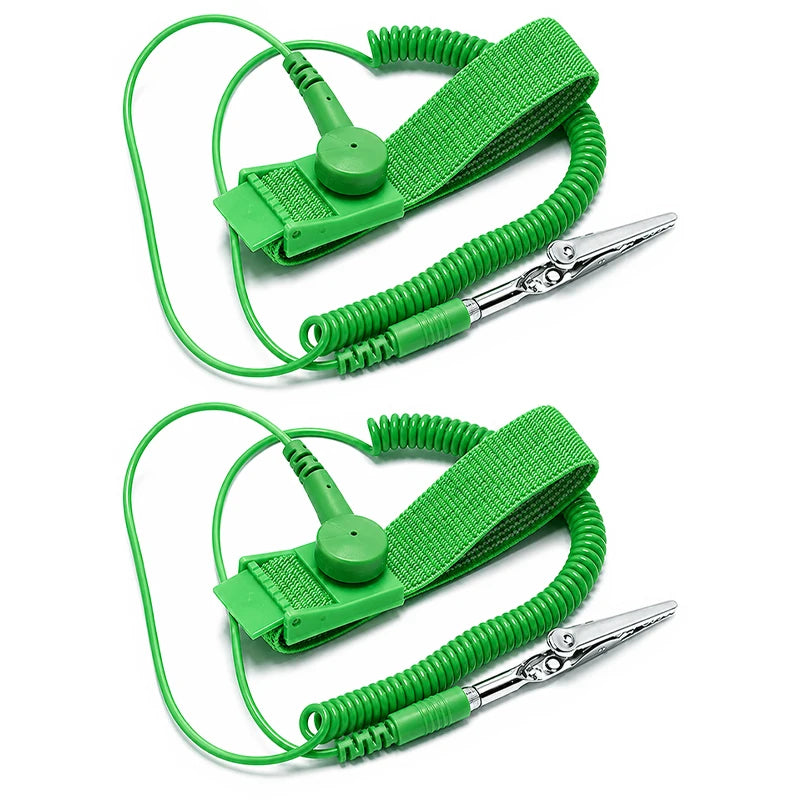 Anti-Static ESD Wrist Strap Grounding Band with Alligator Clip