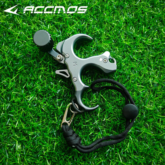 Archery UV Compound Bow Release 3 Fingers Aid Device Grip Shooting Peaceful Pleasures Health and Wellness