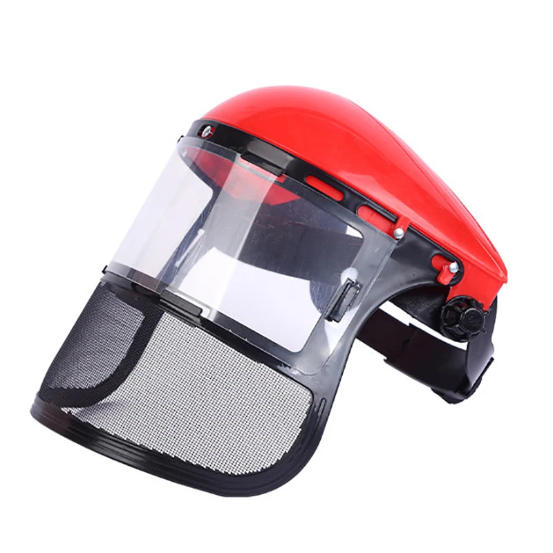 Safety Head-Mounted PVC Protective Mask Anti-Splashing Grass Anti Dust Mask For Cutting Hat Avoid Face Screen Protection Mask Peaceful Pleasures Health and Wellness
