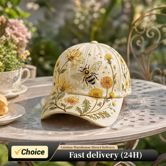 Cotton Animal Pattern Baseball Hat Adjustable Lightweight Casual Sun Hats Breathable for Nature Lover Gardeners Women Peaceful Pleasures Health and Wellness
