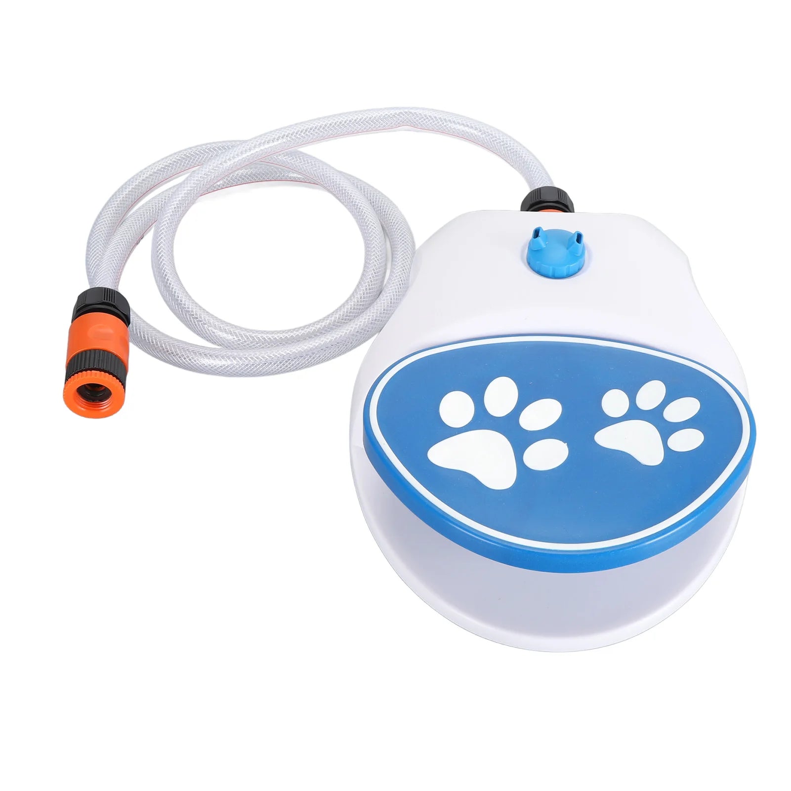 Outdoor Dog Water Fountain Convenient 2 Water Dispensing Modes Leakproof Easy Connection Dog Foot Step Water Feeder for Lawn Peaceful Pleasures Health and Wellness