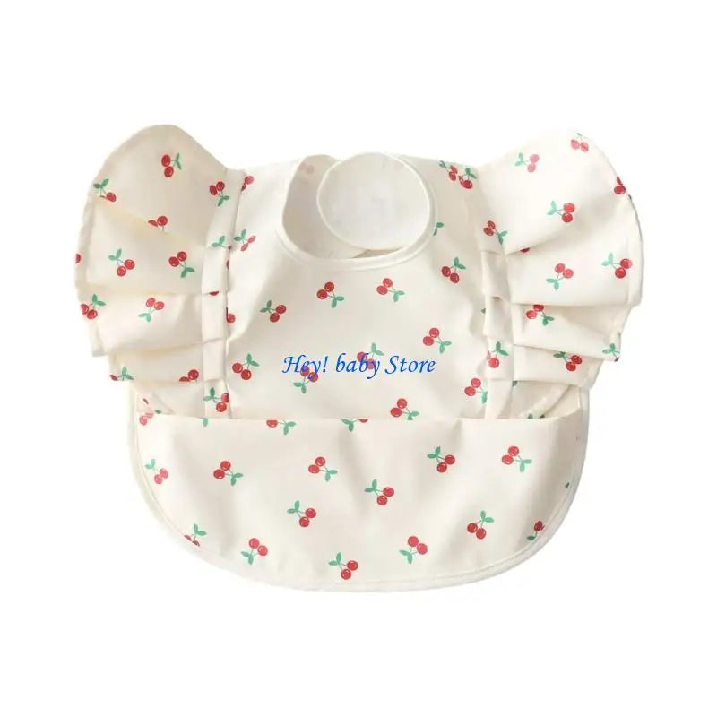 Angel Wing Flying Sleeve Baby Bib | Waterproof Catcher Bib