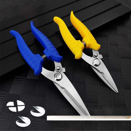 Heavy-Duty Stainless Steel Industrial Scissors | Metal & PVC Industrial Scissors Peaceful Pleasures Health and Wellness