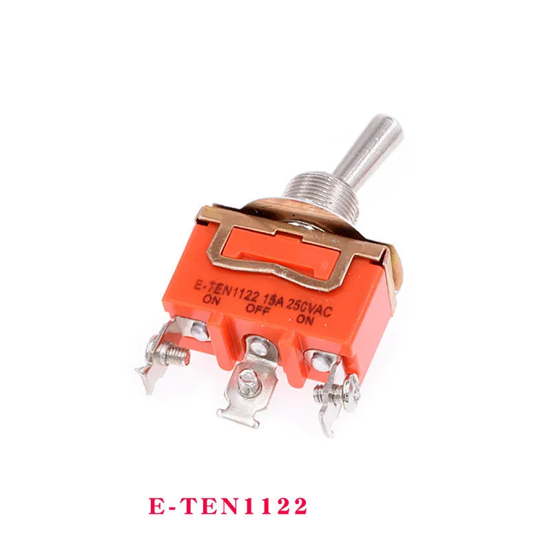 2PCS E-TEN1021 1121 1122 1221 1322 1321 1322 Toggle Switch Rocker Toggle Switch 15A 250VAC Peaceful Pleasures Health and Wellness 1122
