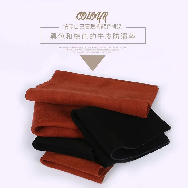Cowhide Leg Pads Erhu Liuqin Pipa Large Medium Ruan Small Anti Slip