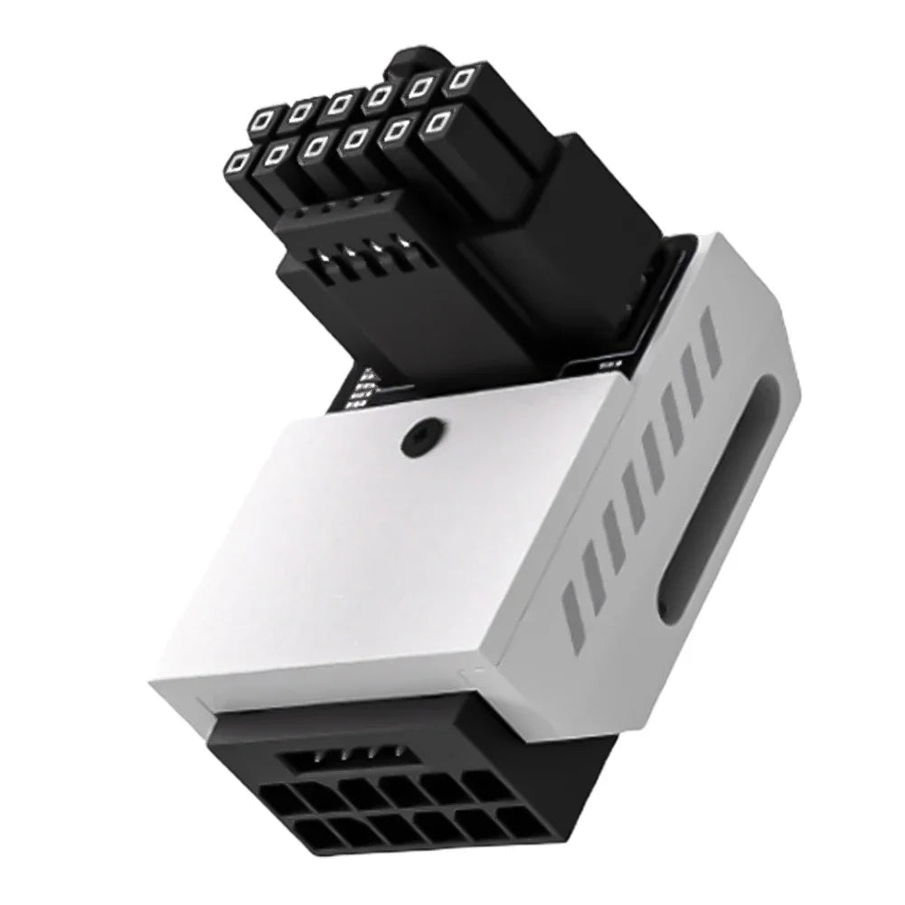600W PCIe 5.0 16-Pin 90° Right Angle GPU Power Adapter 12VHPWR