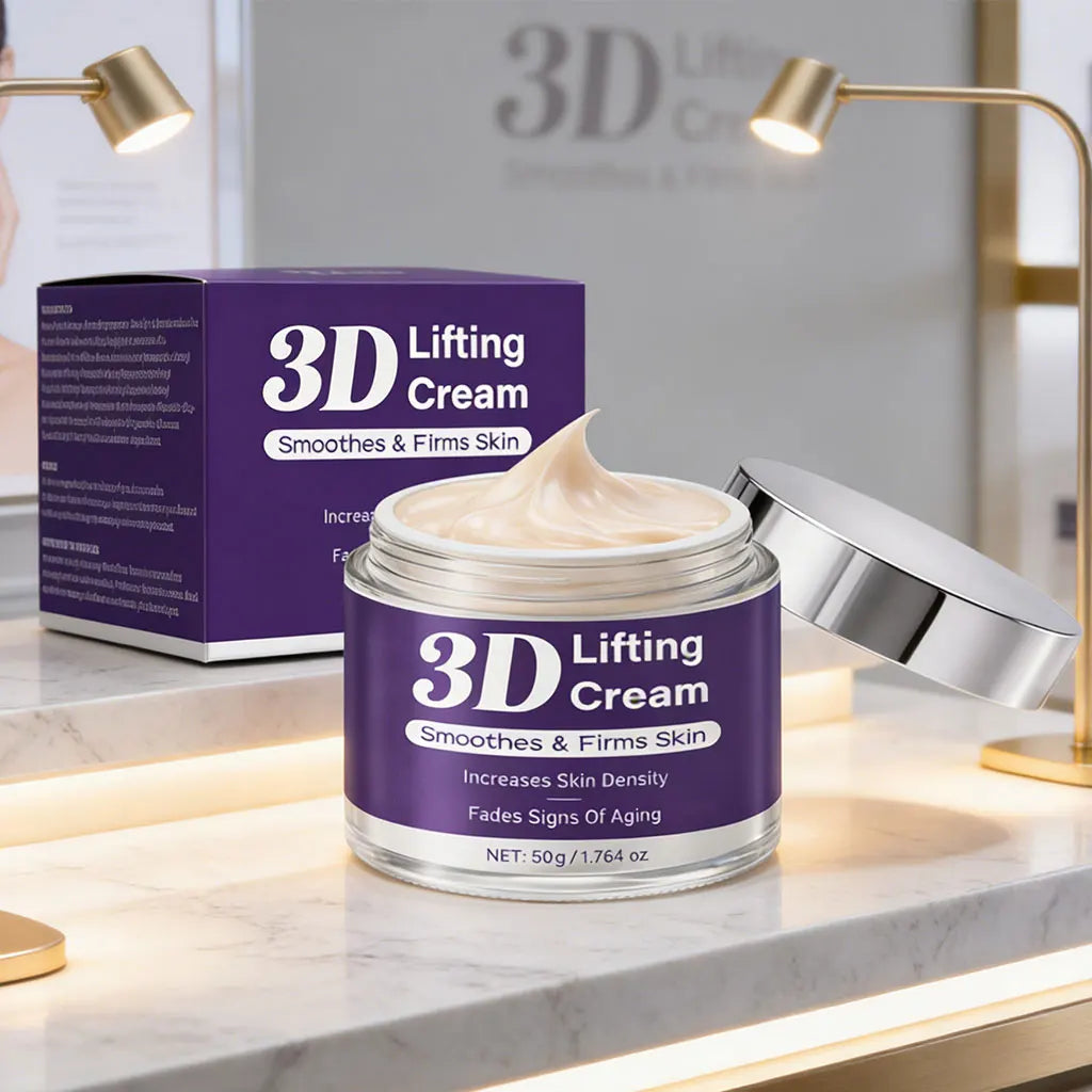 3D Lifting Cream ,Firming Face Cream for Women Smooth Firm Skin Increase Skin Nourishing Hydrating Facial Moisturizer,50g Peaceful Pleasures Health and Wellness