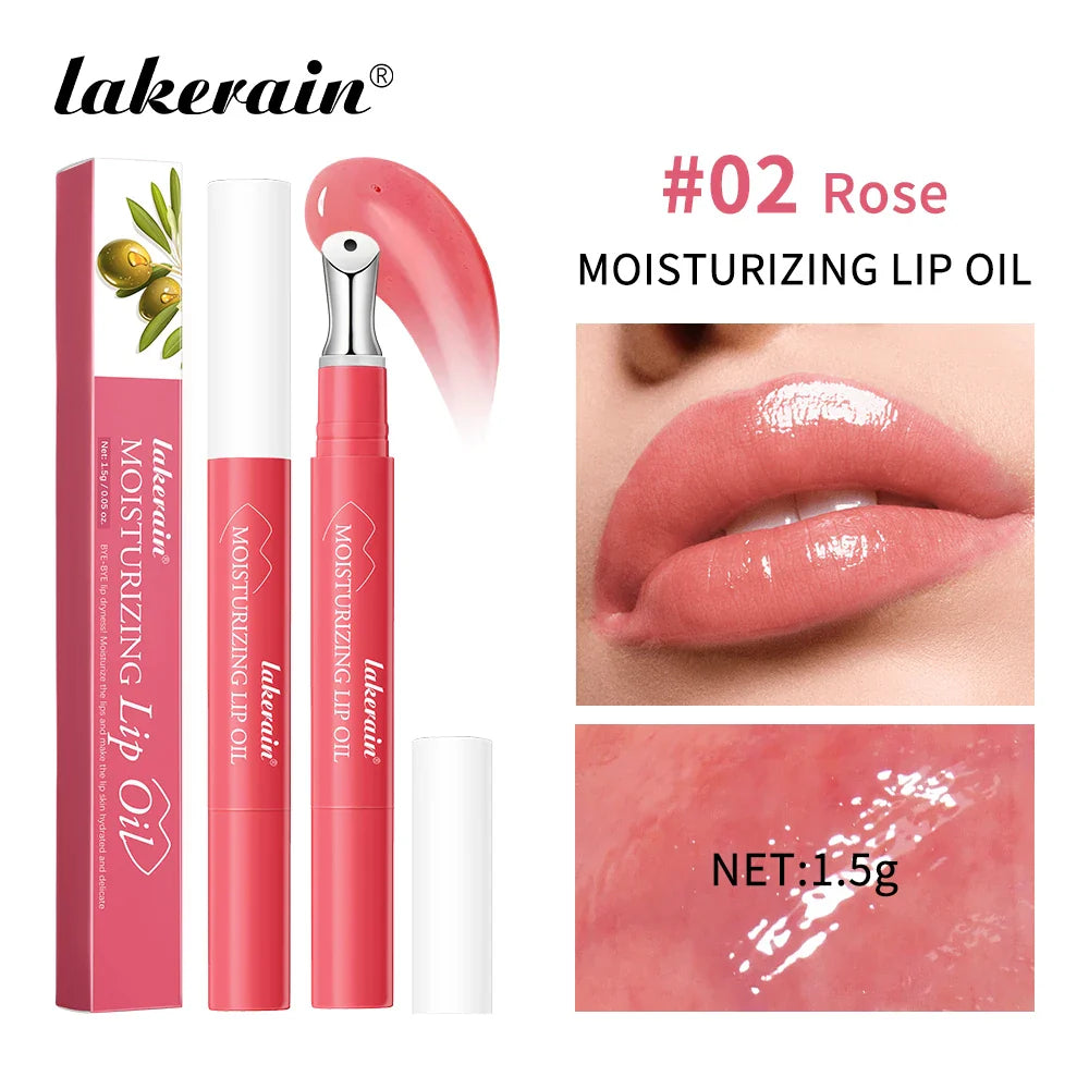 Lakerain Moisturizing Lip Oil – Hydrating Serum & Plumper