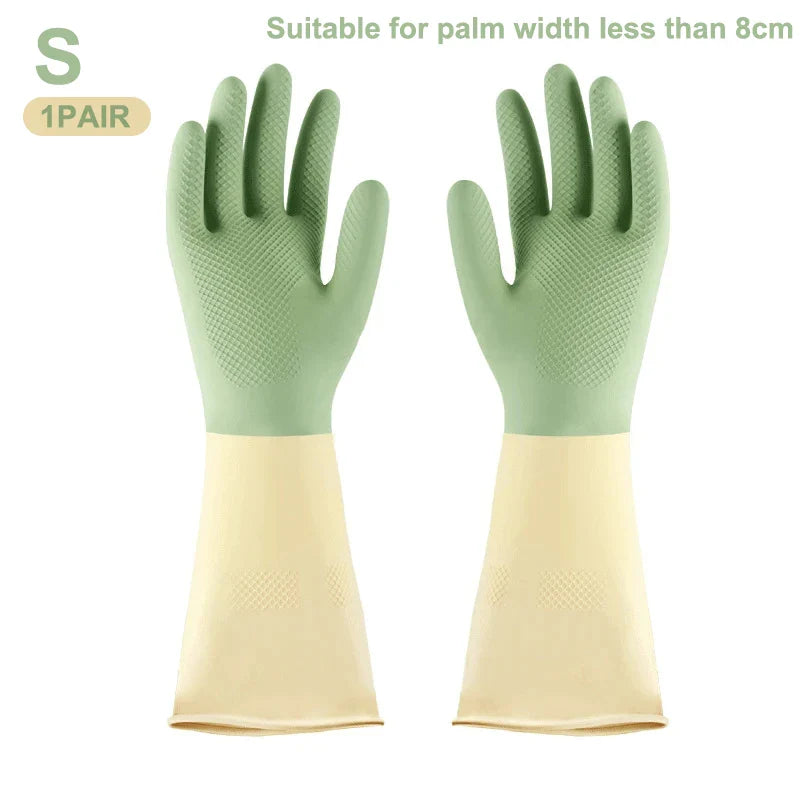 Thickened Rubber Dishwashing Gloves – Kitchen & Cleaning