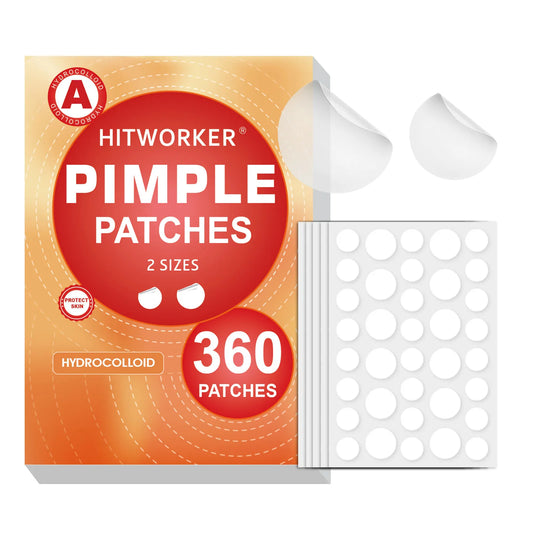 Hydrocolloid Acne Patches – Invisible, Waterproof, All Skin Types Acne Patch Peaceful Pleasures Health and Wellness 360PCS