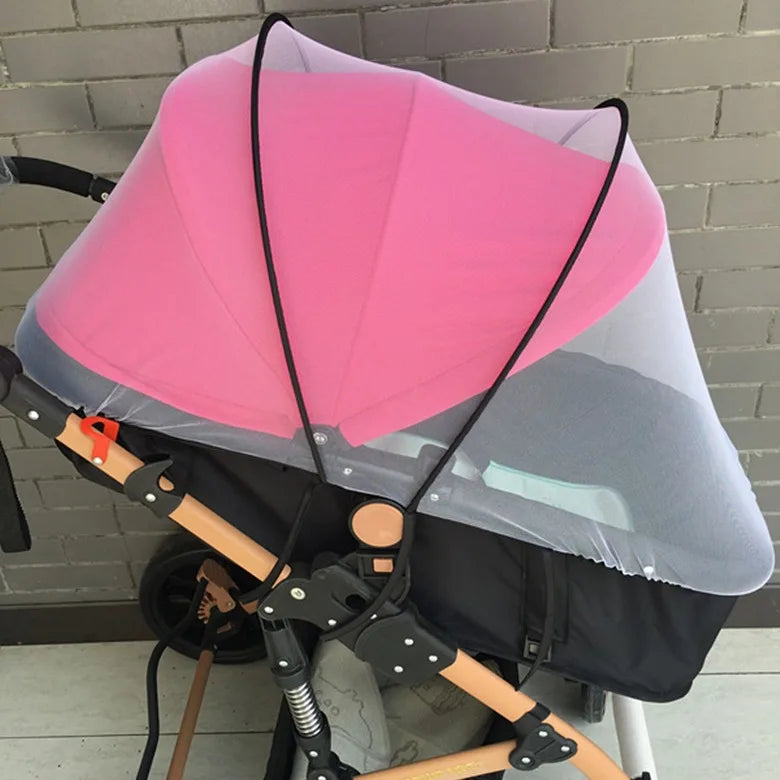 Baby Stroller Mosquito Net Encrypted Mesh Full Cover Insect Protection Breathable Adjustable Mosquito Net for Stroller Car Seat Peaceful Pleasures Health and Wellness