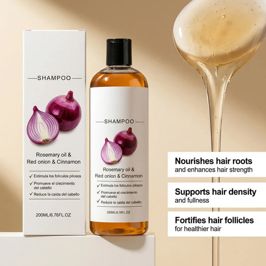Onion & Cassia Shampoo – Strengthen, Smooth & Shine 200ml Botanical Hair Shampoo Oasis Select