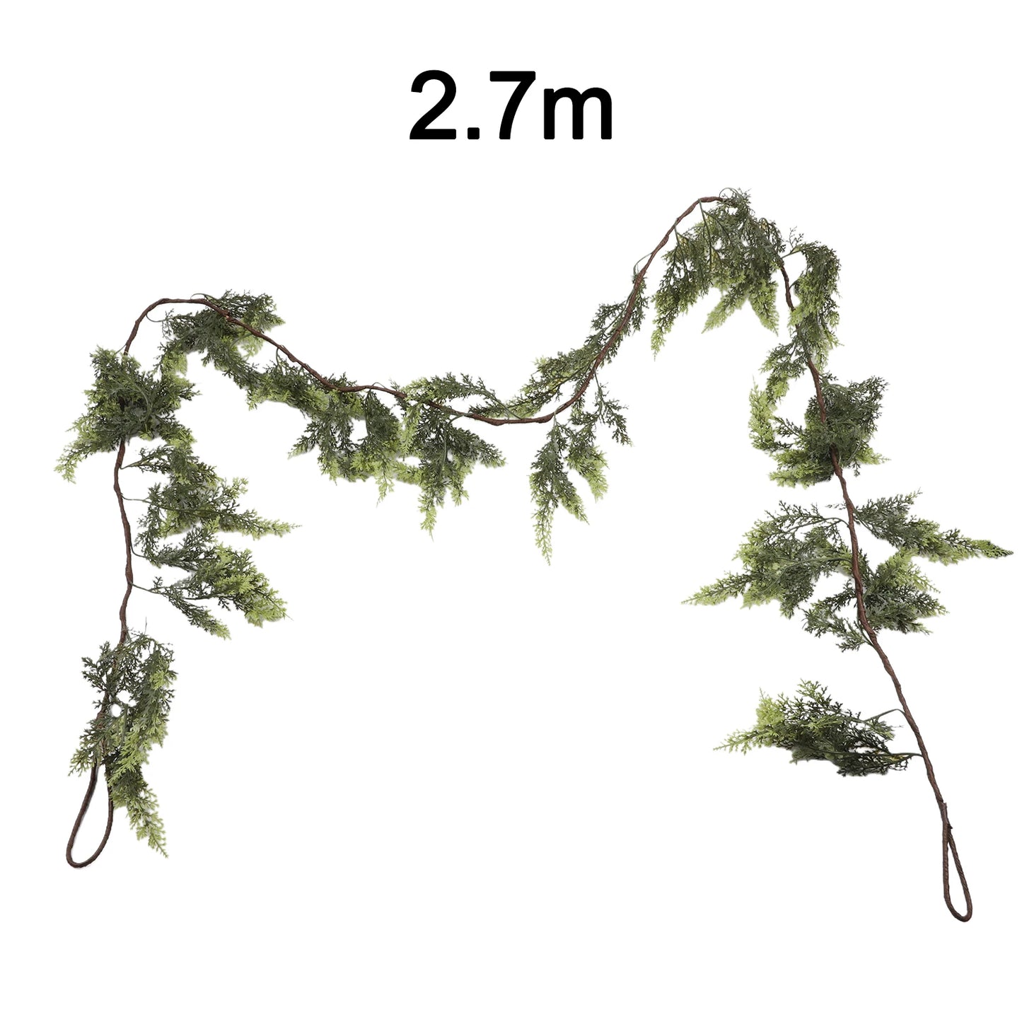 Christmas Cedar Garland Artificial Real Touch Thickness Realistic