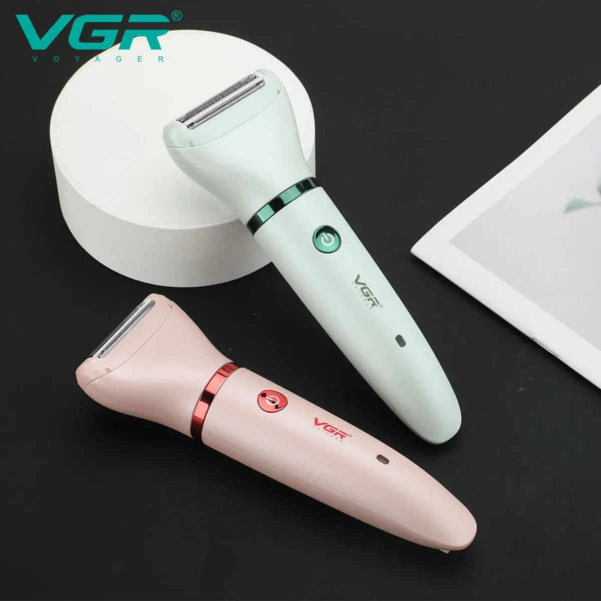 VGR 735 3-in-1 Hair Removal Device for Women, Shaver for Removing Scars, Electric Rechargeable Professional Hair Trimmer Peaceful Pleasures Health and Wellness