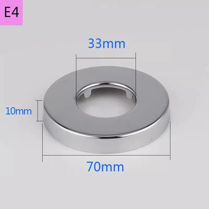 2PCS Stainless Steel Faucet Pipe Decorative Cover 1/2" 3/4" 1"