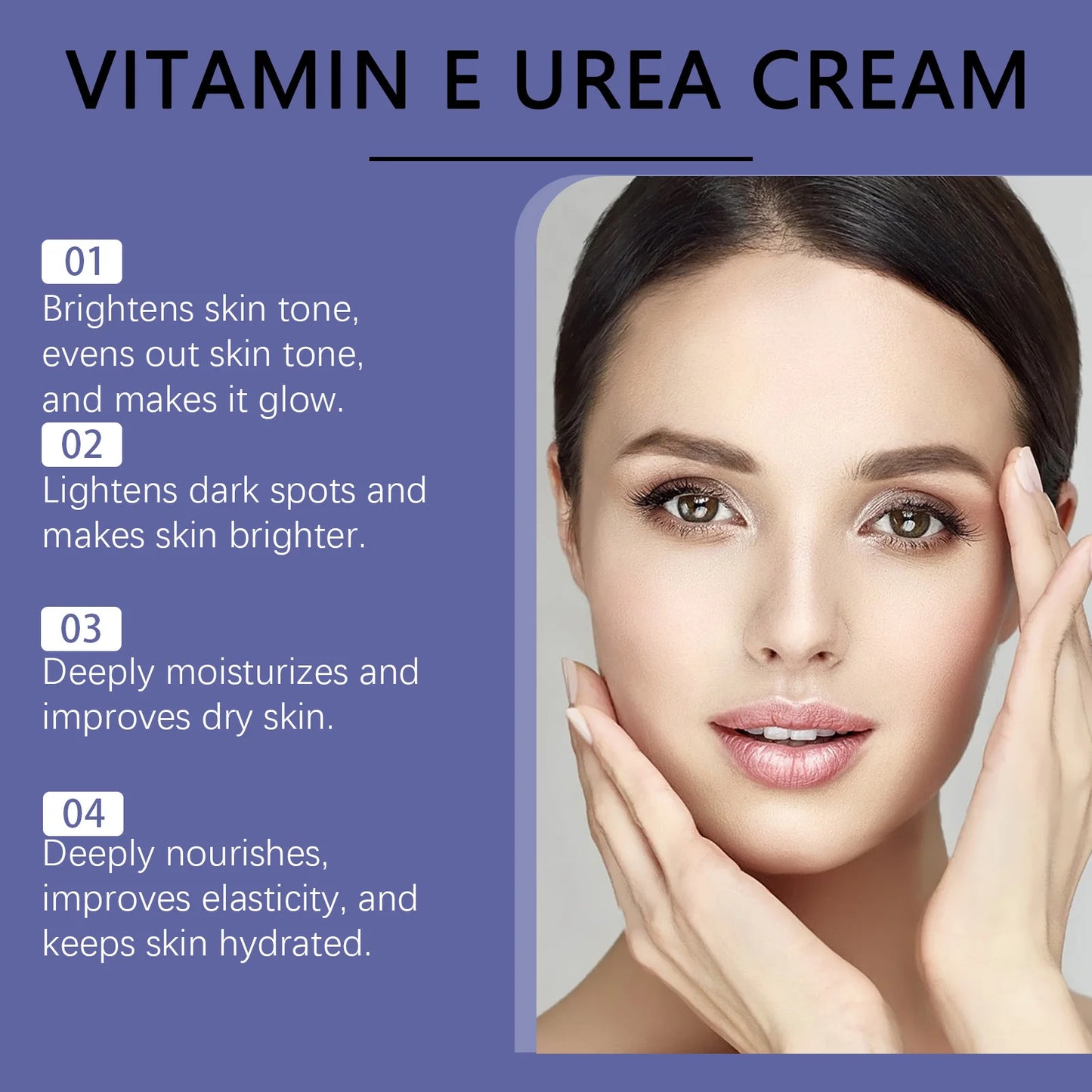 Vitamin E & Urea Cream – Intense Moisturizer for Dry Skin 70g