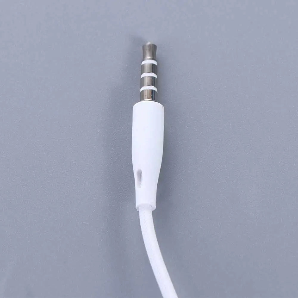 Double Dynamic Coil In Ear Type Stereo Earphones Plug-Type 3.5mm Earphone Bass Earbuds Wired Headset Wired Headphone Peaceful Pleasures Health and Wellness