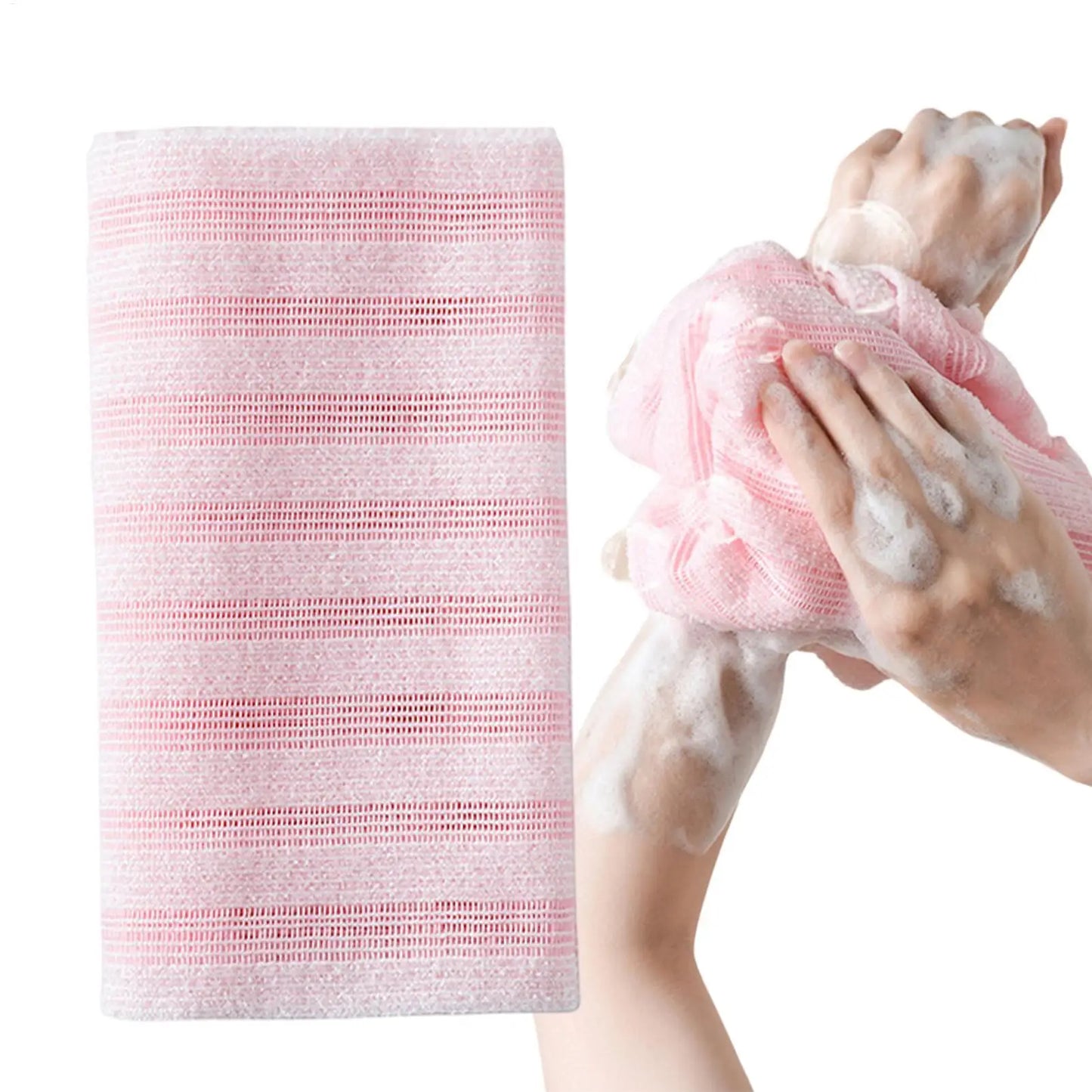 Exfoliating Back Scrubber Towel for Shower – Men & Women