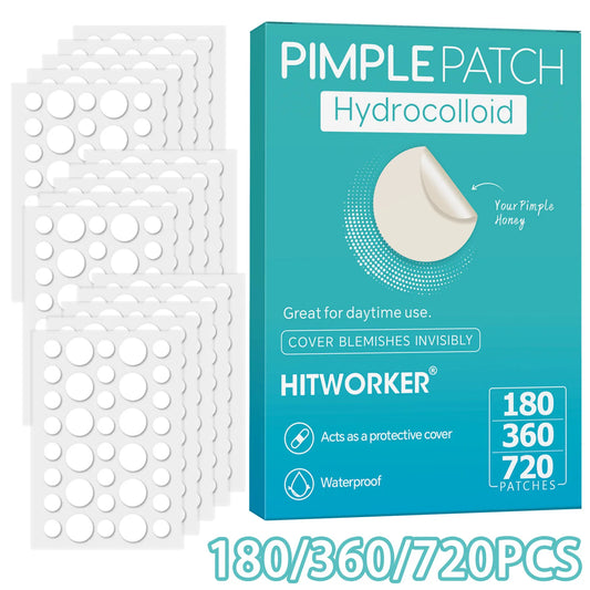 Hydrocolloid Acne Patches – Invisible, Waterproof, All Skin Types Acne Patches Peaceful Pleasures Health and Wellness
