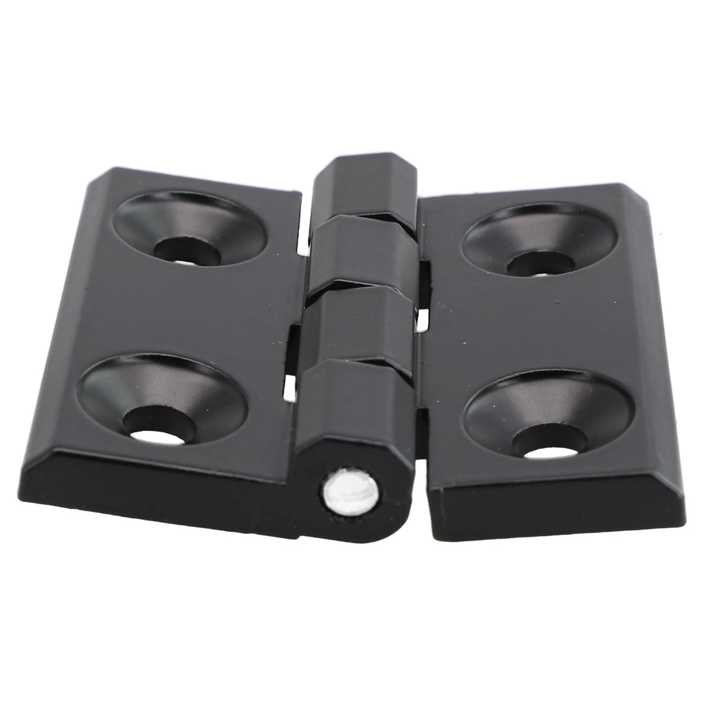 1 Butt Hinge Door Metal Black Cabinet Hardware Aluminium Box Backflap