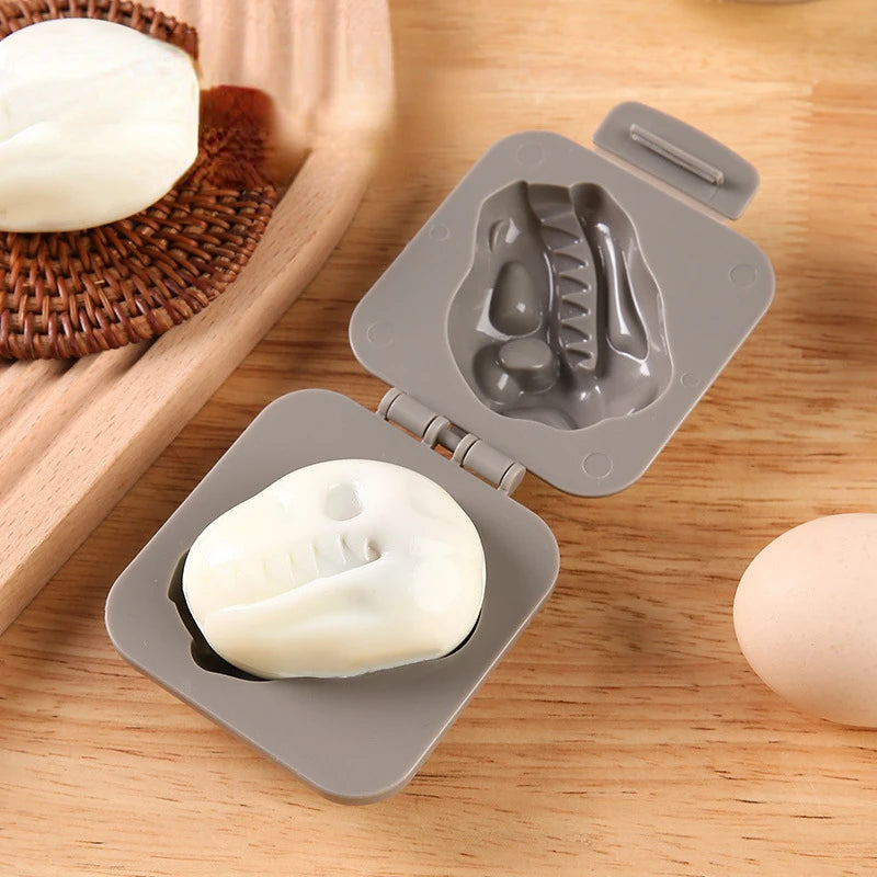 Dinosaur Fossil-shaped Egg Press Kitchen Gadgets Creative Food-grade Egg Breakfast Mold Creative Cartoon Egg Mold with Buckle Peaceful Pleasures Health and Wellness