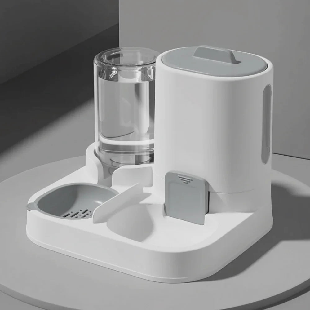 2-in-1 Automatic Dog Feeder & Water Dispenser | Large Capacity