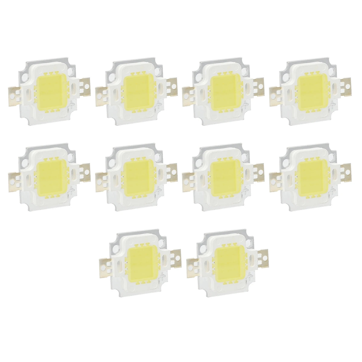 COB Chip Plant Growing Lamps Outdoor Deck Lights LED Chip Bulbs Pure White Light 10W /6500K 12V/700mA for DIY Lamp Accessories Peaceful Pleasures Health and Wellness
