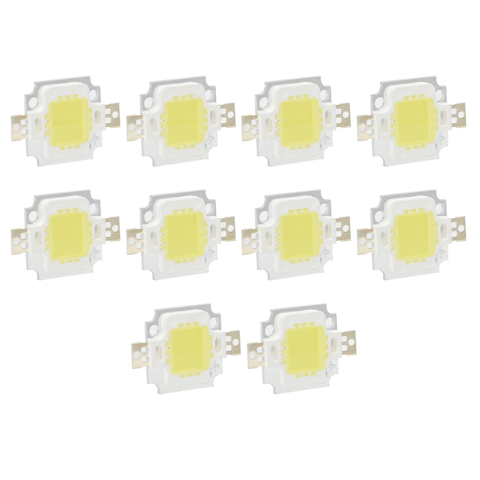 COB Chip Plant Growing Lamps Outdoor Deck Lights LED Chip Bulbs Pure White Light 10W /6500K 12V/700mA for DIY Lamp Accessories Peaceful Pleasures Health and Wellness