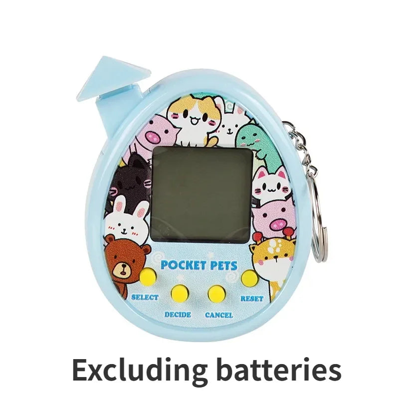 Novel Children Toys Toys for Kids 90S Nostalgia Electronic Pets Tamagotchis Electronic House Pet Speaker Interactive Toy Hobbies Peaceful Pleasures Health and Wellness House Blue