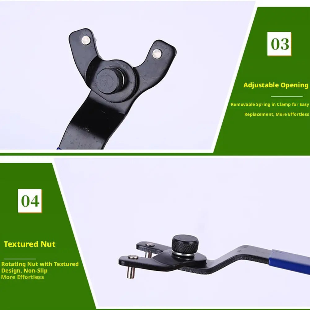 Adjustable Two-Claw Angle Grinder Wrench | Hub Axle Remover
