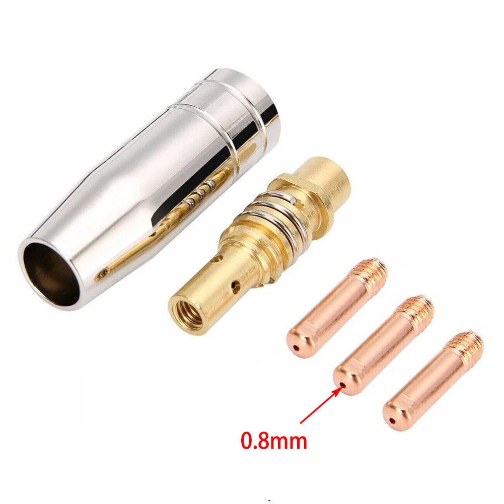 Mig Contact Tip Consumables Welding MB15 15AK 0 8 1 Nozzle Tool Part