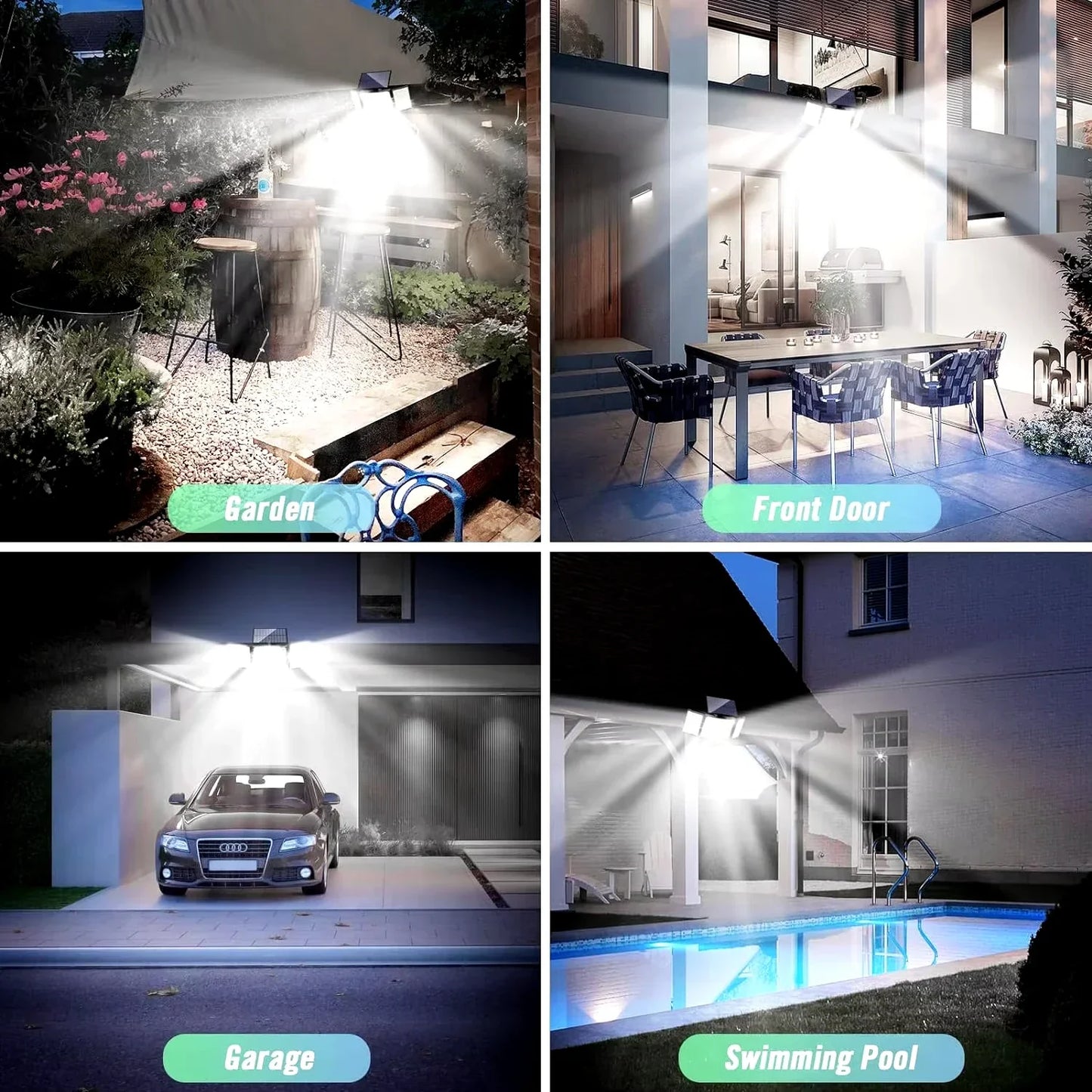 280 LED Solar Wall Light – Motion Sensor IP65 Outdoor Flood