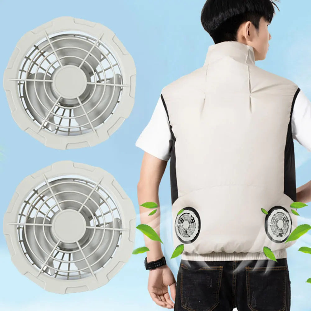 Electric Cooling Vest | 3-Speed Fan Vest for Summer Outdoor Peaceful Pleasures Health and Wellness