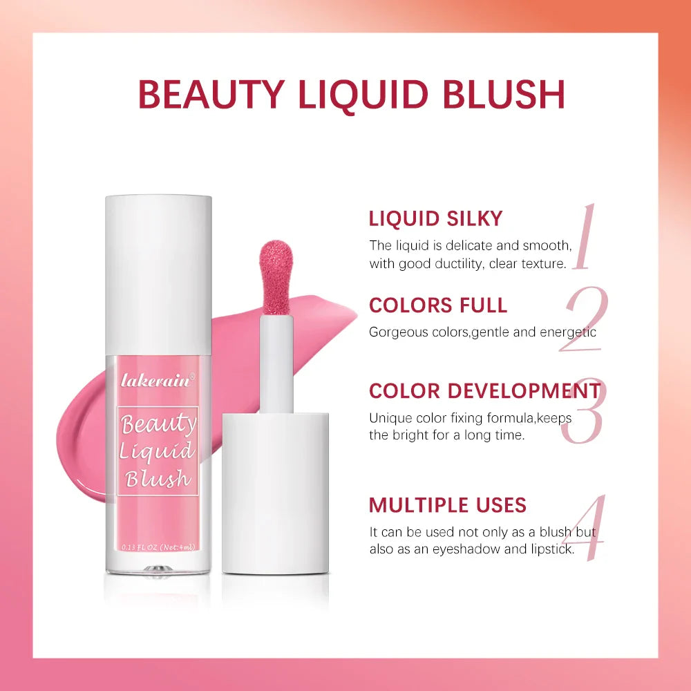 Waterproof Liquid Blush – Multi-Use Cheek & Lip Tint | 9 Shades