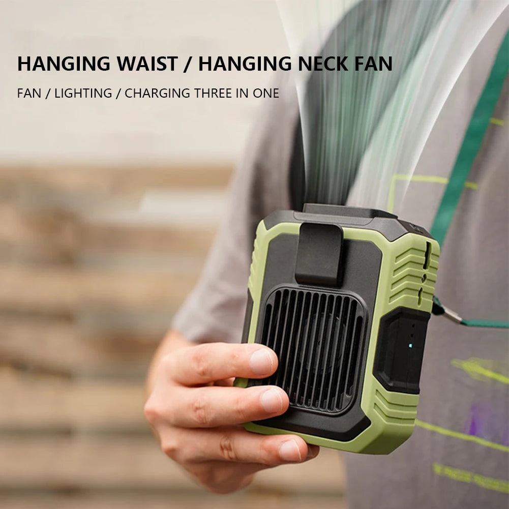 4000mAh Wearable Belt Fan – USB Rechargeable Bladeless Waist Fan Peaceful Pleasures Health and Wellness