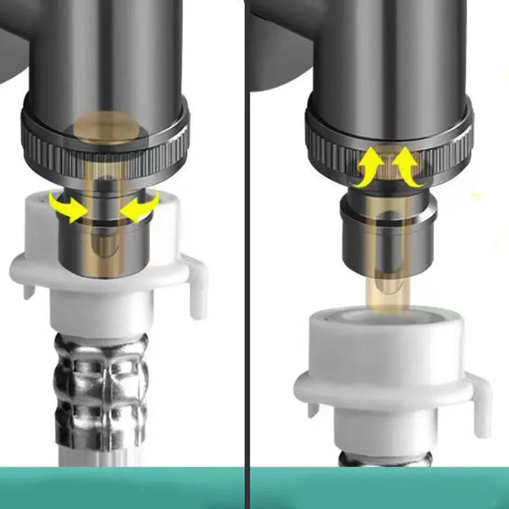 G1/2 Quick-Open Angle Valve | Wall-Mounted 3-Way Water Stop