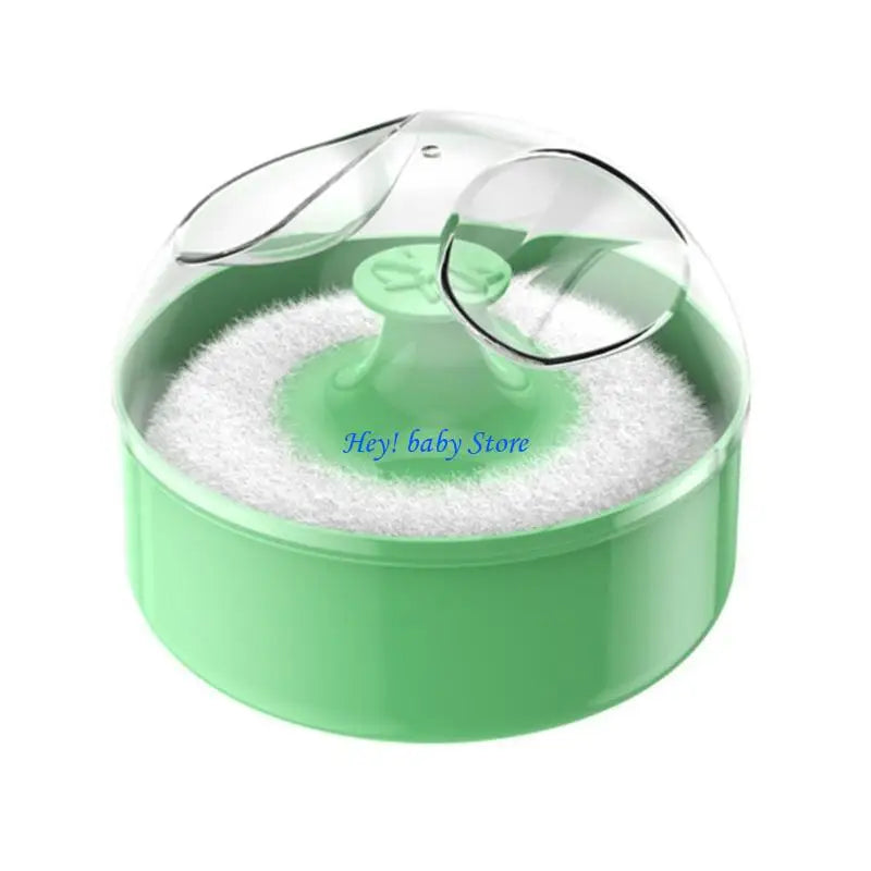 Baby Body Powder Puff with Case for Newborns & Toddlers