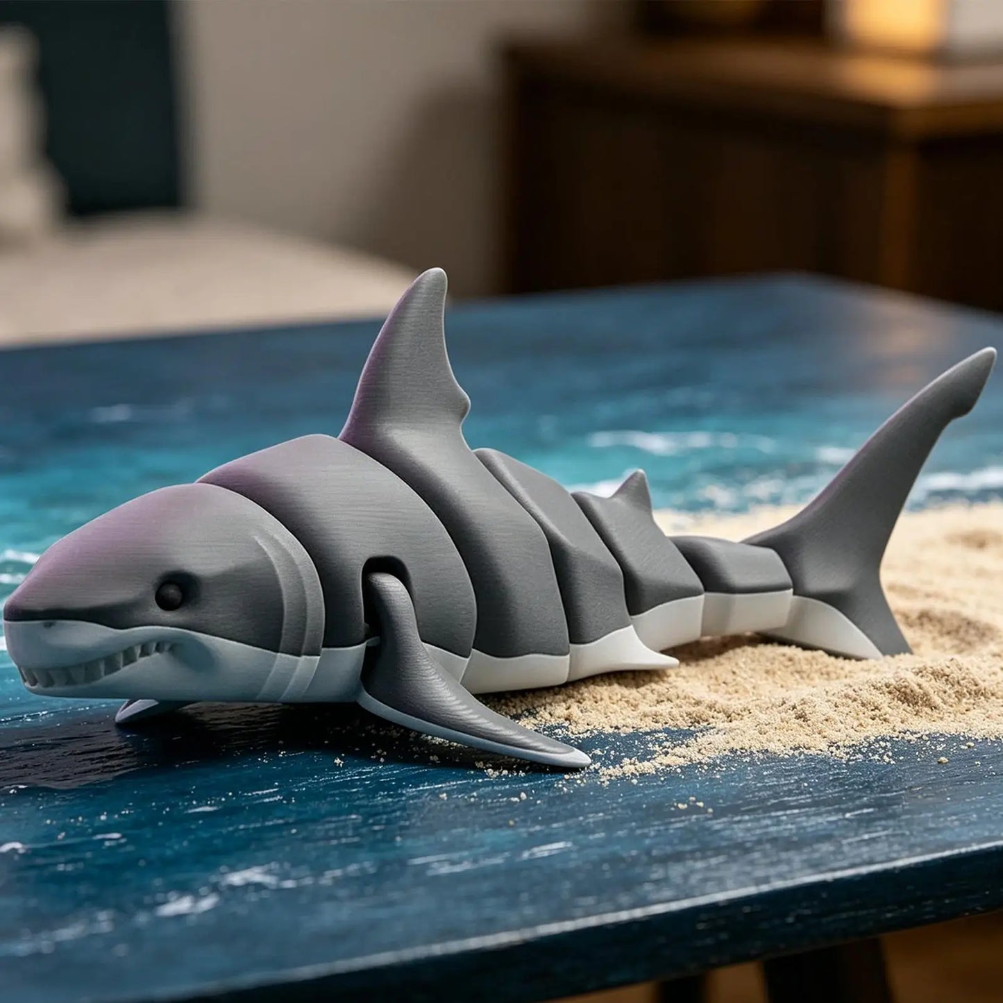 3D Printed Articulated Animal Figurine Poseable Fidget Toy Desk Decor & Stocking Stuffer Perfect Gift For Adults Kids, Boys Girl Peaceful Pleasures Health and Wellness