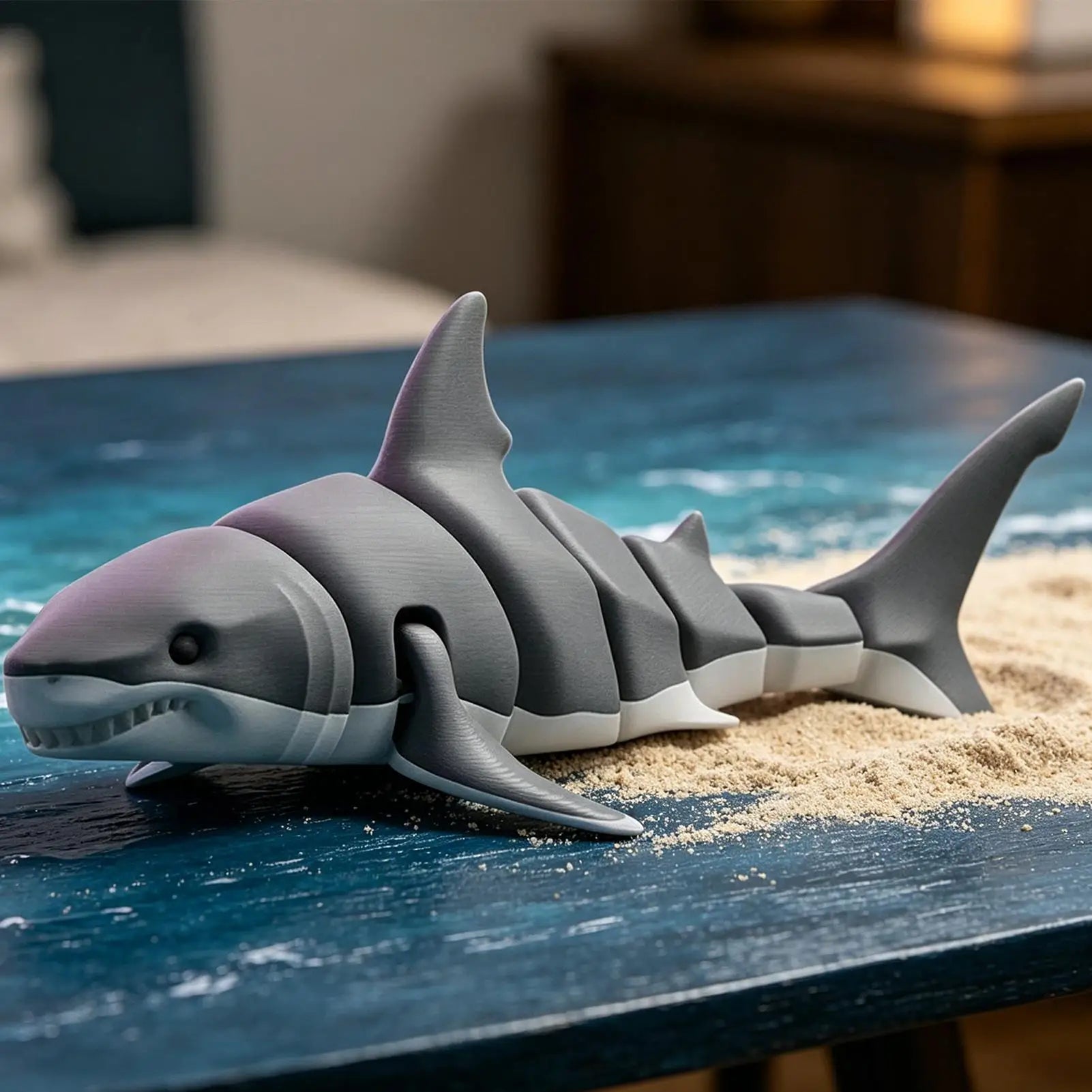 3D Printed Articulated Animal Figurine Poseable Fidget Toy Desk Decor & Stocking Stuffer Perfect Gift For Adults Kids, Boys Girl Peaceful Pleasures Health and Wellness