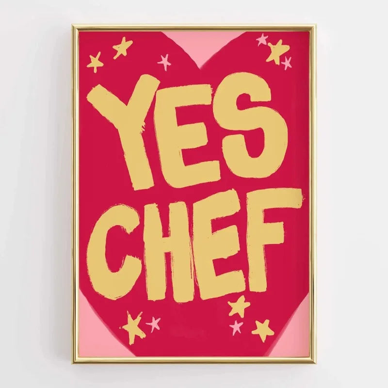 Funny Kitchen Coffee Quote Retro Canvas Wall Art Print