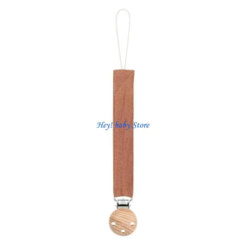 Baby Pacifier Clip Cotton Rope Teether Soother – 25 Colors